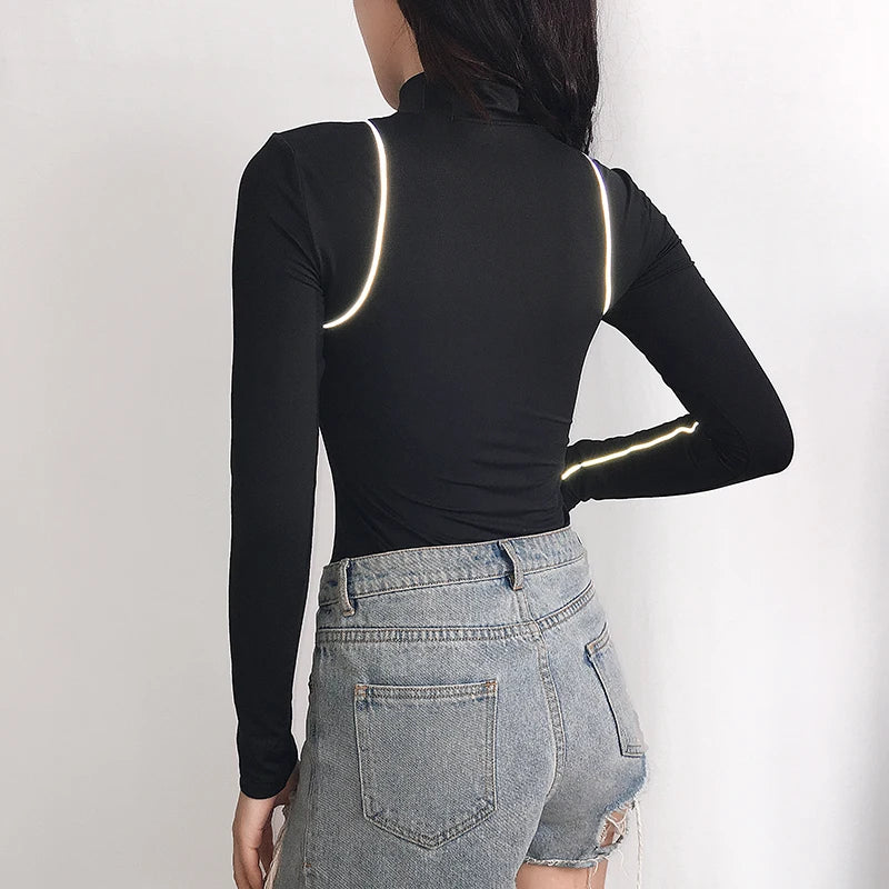 Reflective Zipper BodySuit