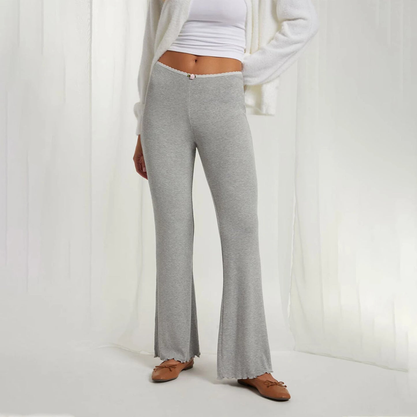 Bow Knot Long Pants