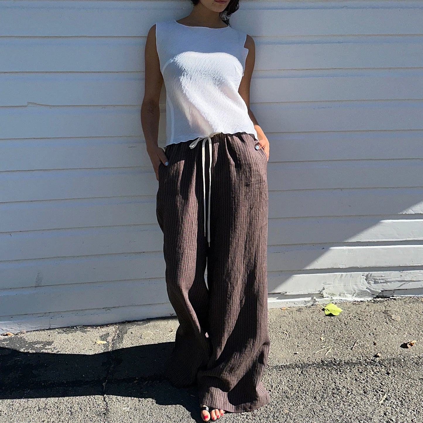 Casual Striped Pants