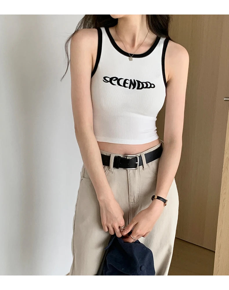 Sleeveless Crop Tops