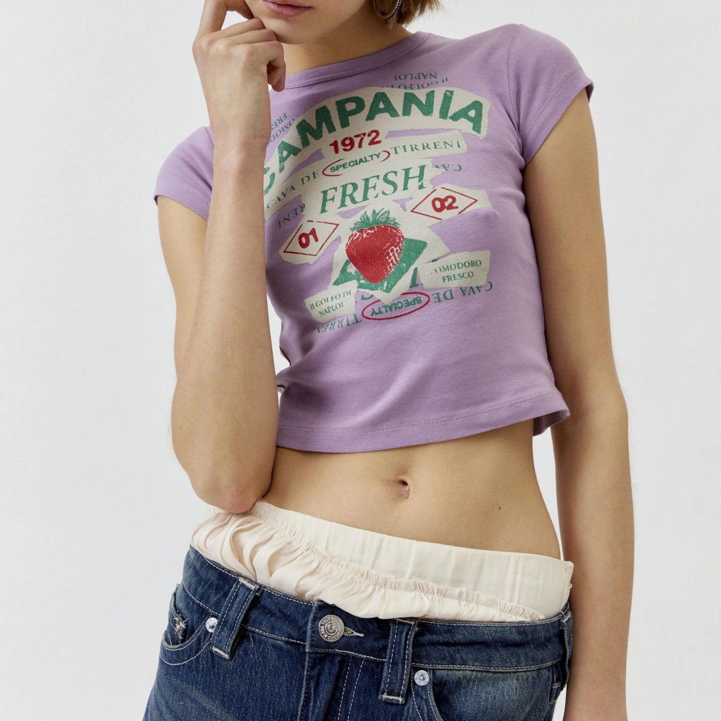 Strawberry Slim Summer T-Shirt