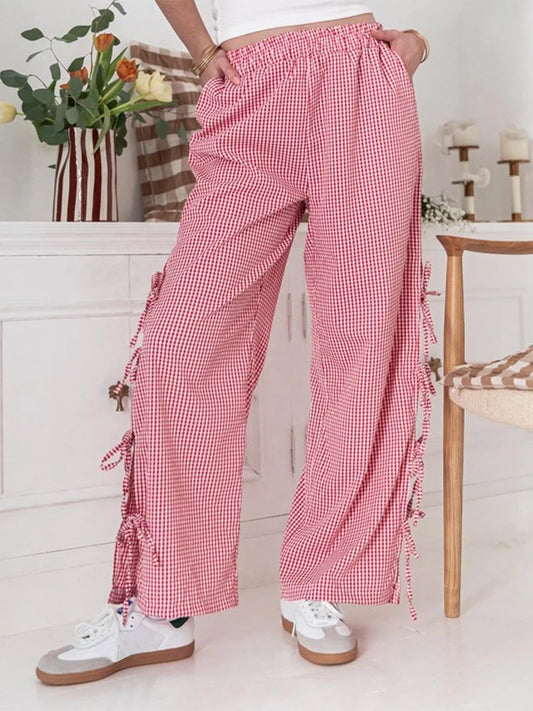 Gingham Trouser Pants