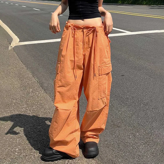 Light Orange Baggy Cargo