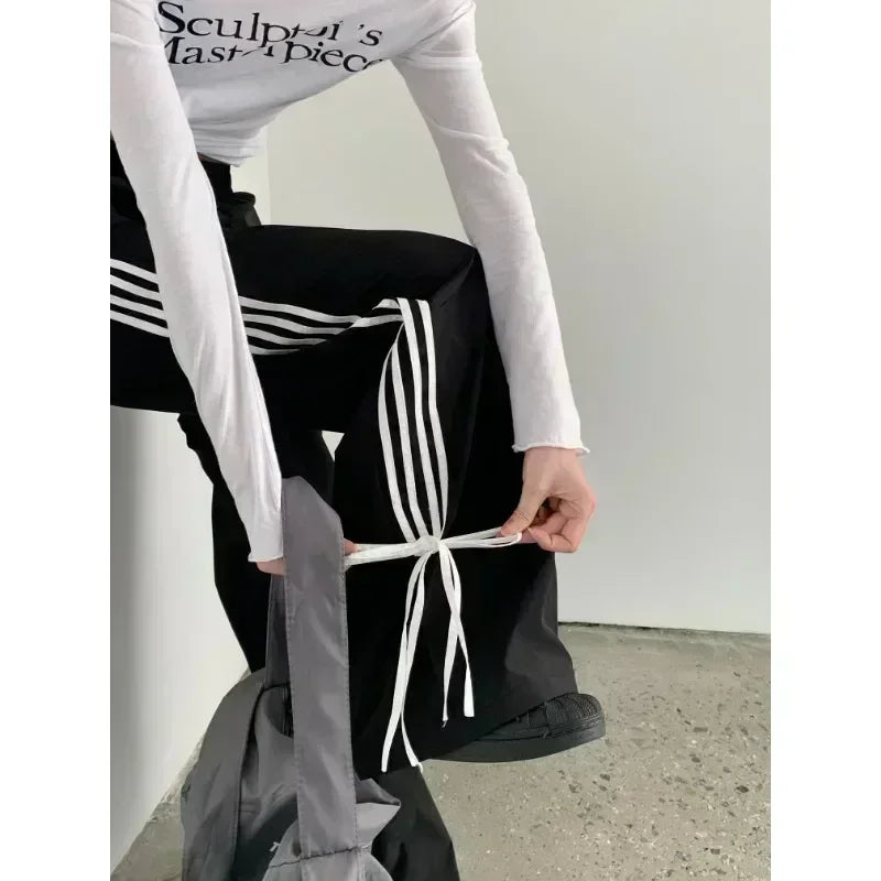 Noded Stripe Sweatpants