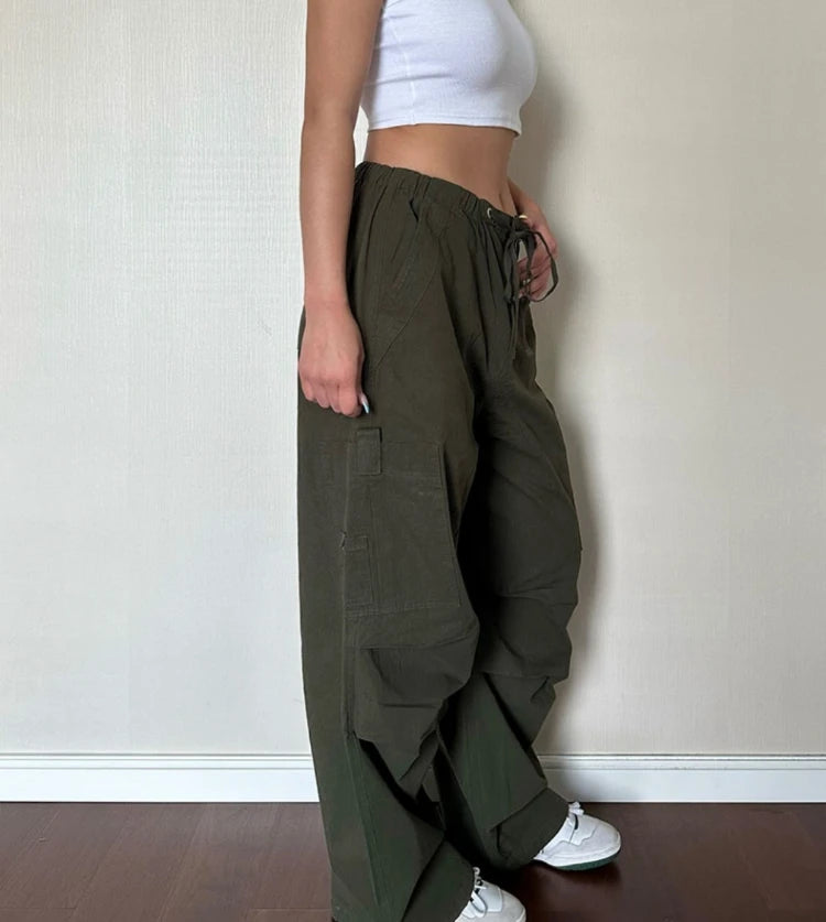 Baggy Pleated Trousers