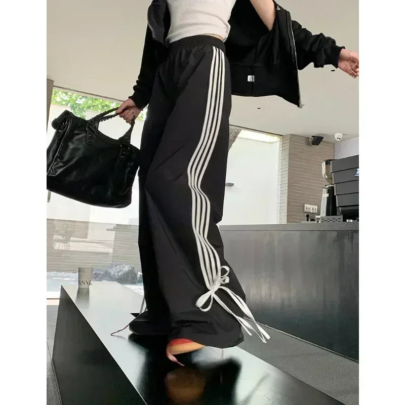 Noded Stripe Sweatpants