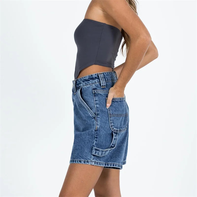 High Waisted Jeans Shorts