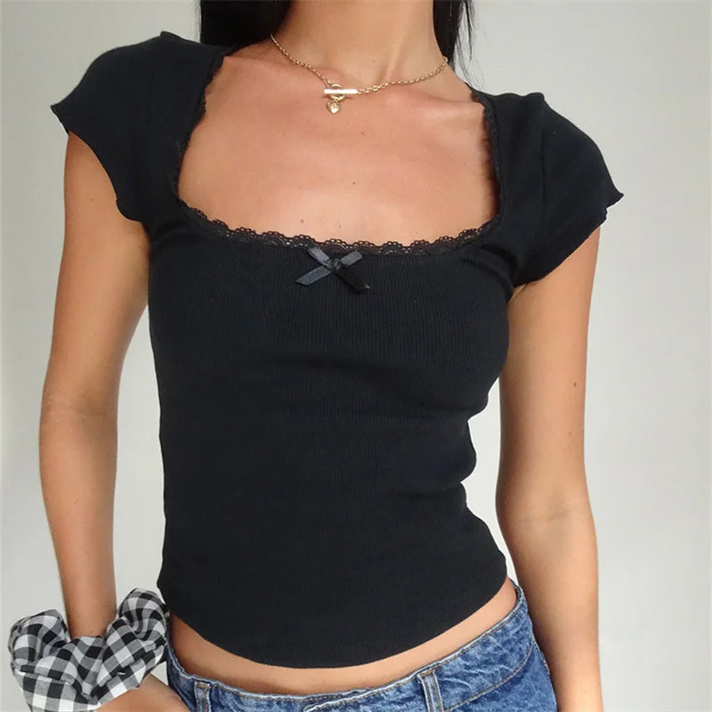 Cottage Lace Crop Top