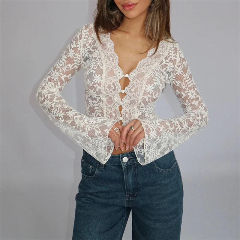 Floral Lace Long Sleeve