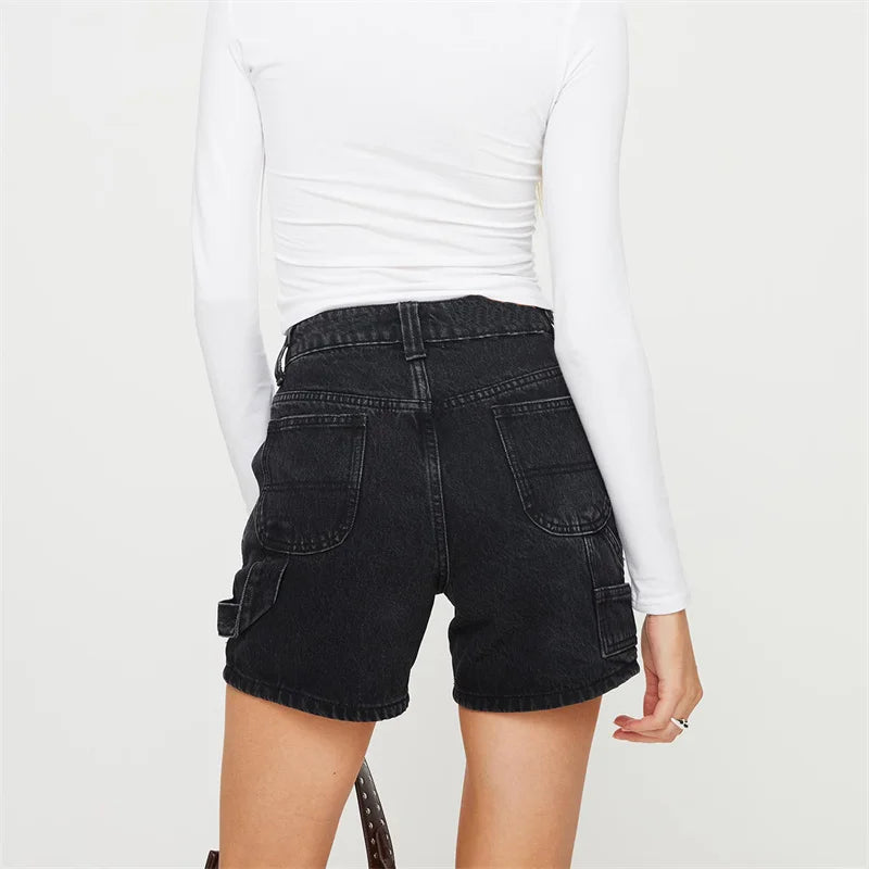 High Waisted Jeans Shorts