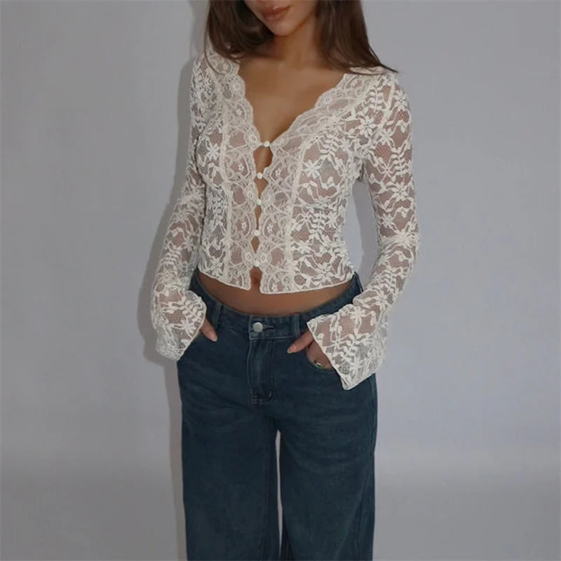 Floral Lace Long Sleeve