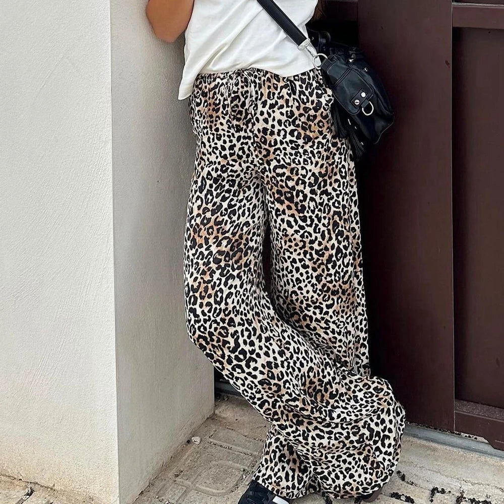 Leopard Trousers Pants