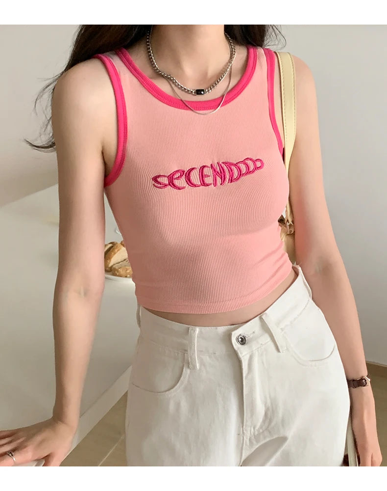 Sleeveless Crop Tops