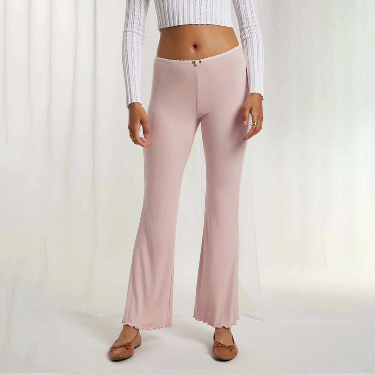 Bow Knot Long Pants