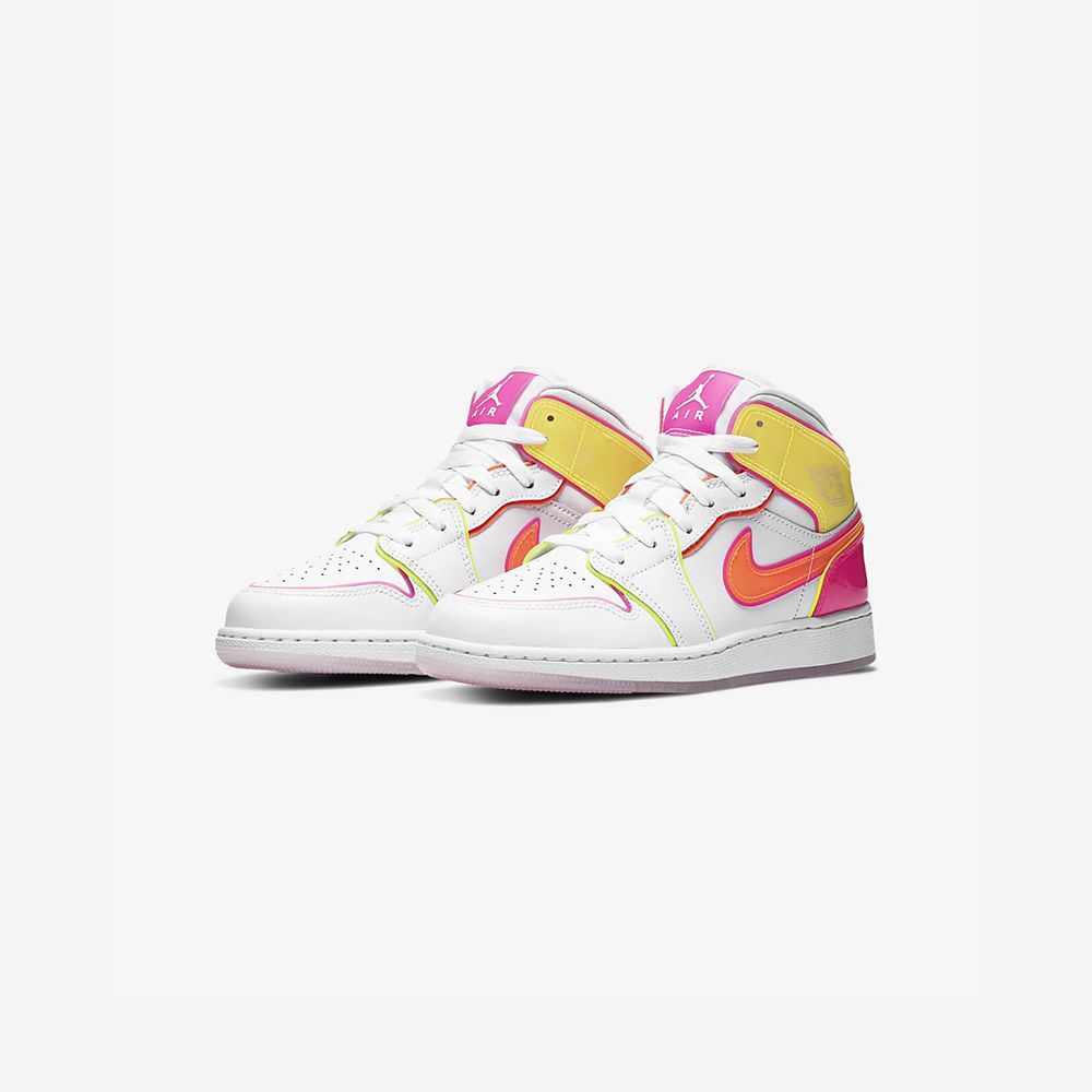 AIR JORDAN 1 MID SE GS 'EDGE GLOW'